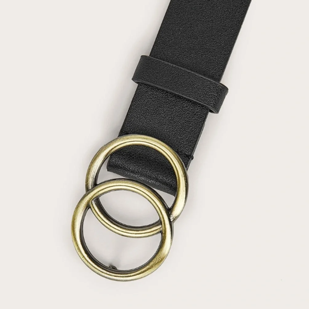 NEW| Women’s Minimalist Double O-Ring Buckle Belt